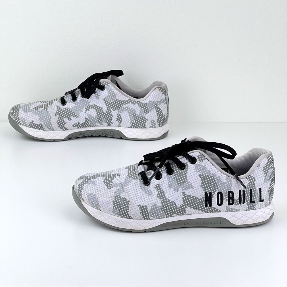 NoBull Camo Shoes Mens 9 Gray Low Top Sneakers - Picture 6 of 9